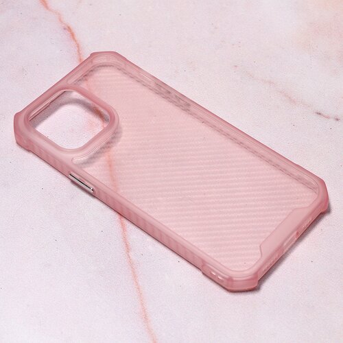 maska carbon crystal za iphone 14 pro max 6.7 pink Slike