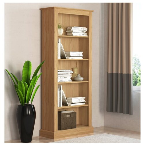 St&amp;oslash;raa Biblioteka od masivnog bora u prirodnoj boji 181x31 cm Mille &amp;ndash; Slike