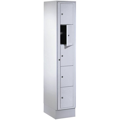 Wolf omara za perilo, vxšxg 1800 x 350 x 500 mm, 5 predelkov, svetlo siva / svetlo siva Cene