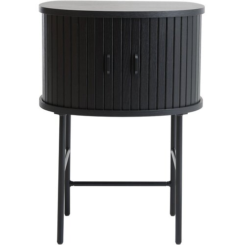 Unique Furniture Črna nočna omarica Nola – Cene