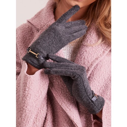 Wool Fashion Italia Gloves-AT-RK-6202.09-dark gray Cene