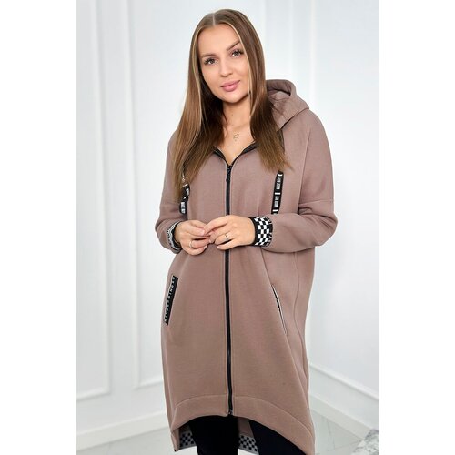 Kesi Mocca hoodie with zipper Slike