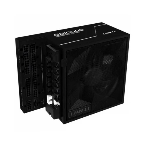 Lian Li napajanje 1000W edge 80PLUS gold pcie 5.1, atx 3,1 usb hub, crno Slike