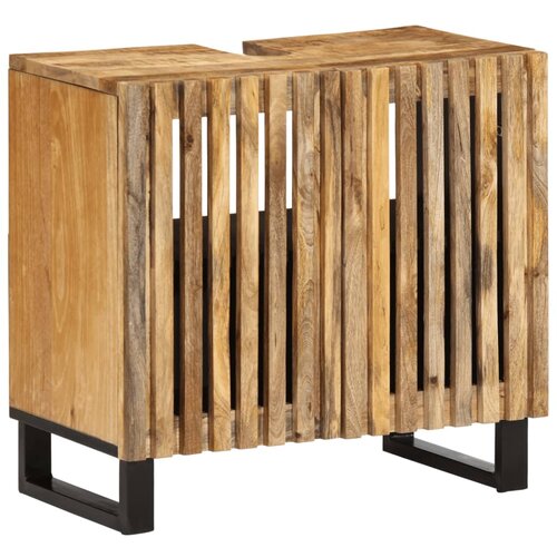 vidaXL Kopalniška omarica 62x34x58 cm trden robusten mangov les Cene