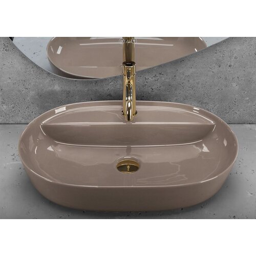Rea Aura 61 umivalnik Beige Shiny Slike