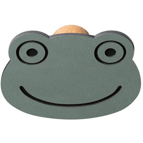 LIND DNA Pra&amp;scaron;no zelen jeklen stenski obe&amp;scaron;alnik Frog Dot Nupo &amp;ndash; Slike