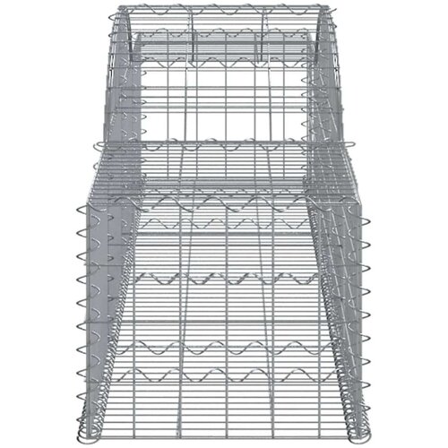  Obokane gabion košare 5 kosi 300x50x40/60 cm pocinkano železo Cene