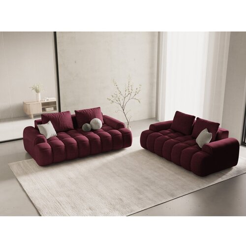 Cosmopolitan Design Bordo rdeča sedežna garnitura 175 cm Linz &amp;ndash; Slike