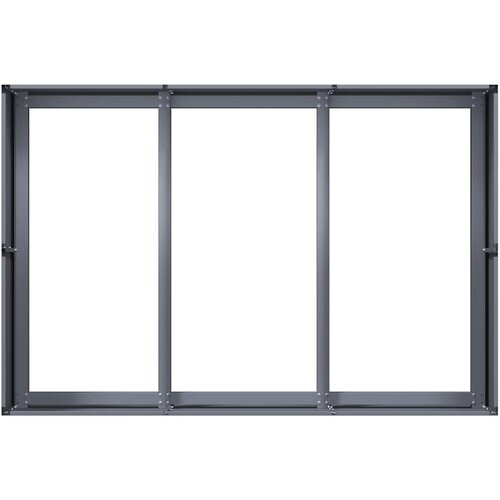  Sadilica antracit 120x80x40 cm od čelika Slike