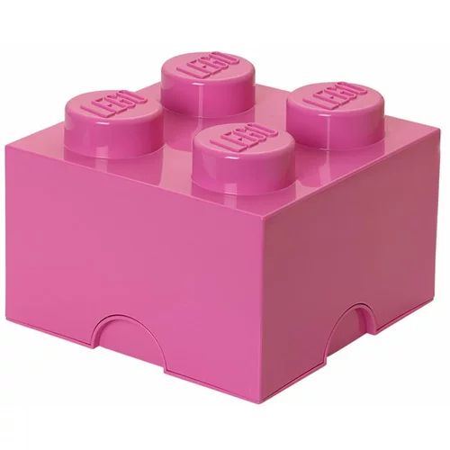 Lego Rožnata kavdratna škatla za shranjevanje LEGO®