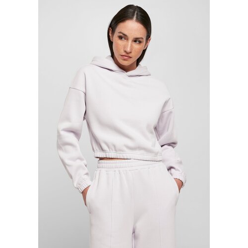 UC Curvy Women&amp;#039;s short oversized hoodie with soft lilac Slike