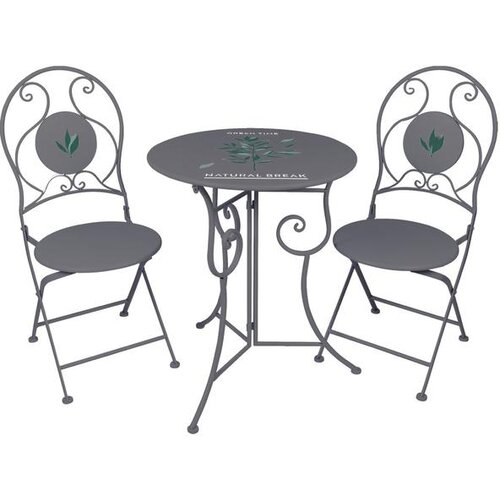  STOL I STOLICE SET 3/1 GREEN TIME ANTRACIT Slike