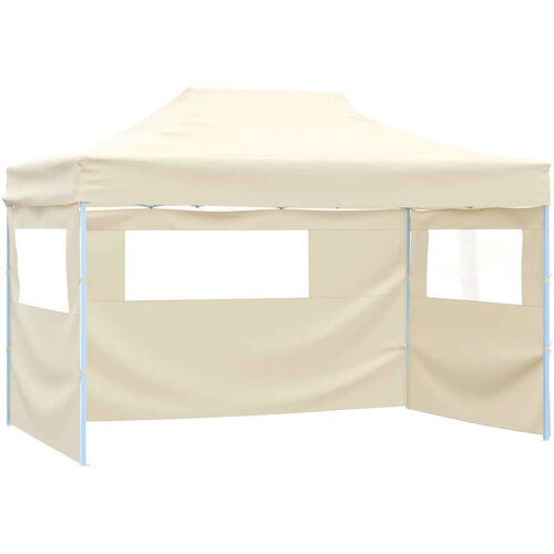 Šator za svadbe - &scaron;ator za zabave Krema 291 x 431 x 315 cm Oxford tkanina - Krema s dvije bočne zidove Da Cijene