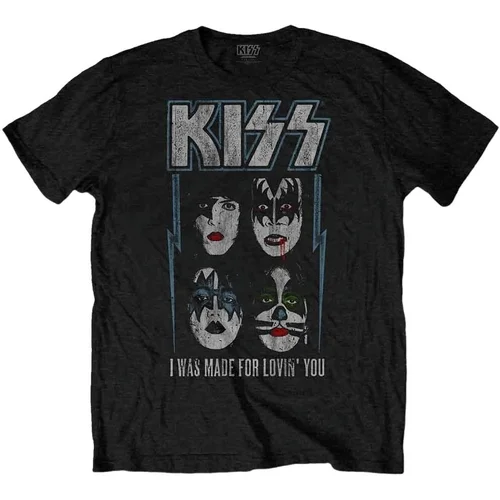 Kiss Košulja Made For Lovin' You Unisex Black 2XL