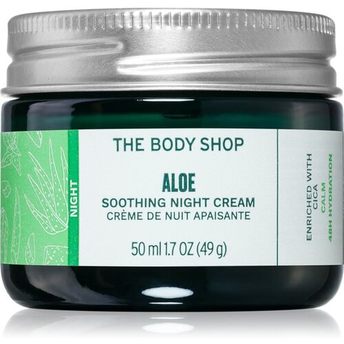 The Body Shop Aloe umirujuća noćna krema za osjetljivu kožu lica 50 ml Slike
