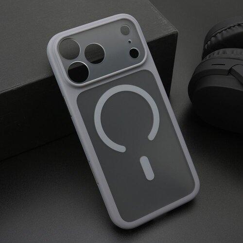  Futrola SHADOW MagSafe za iPhone 18 Pro Max/ siva (small camera protection) Slike