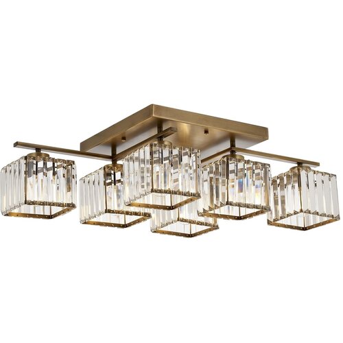 Opviq Luster Av-1795-6E, 80x40x22 cm, 6xE27, 40W, Bronzane boje Cene