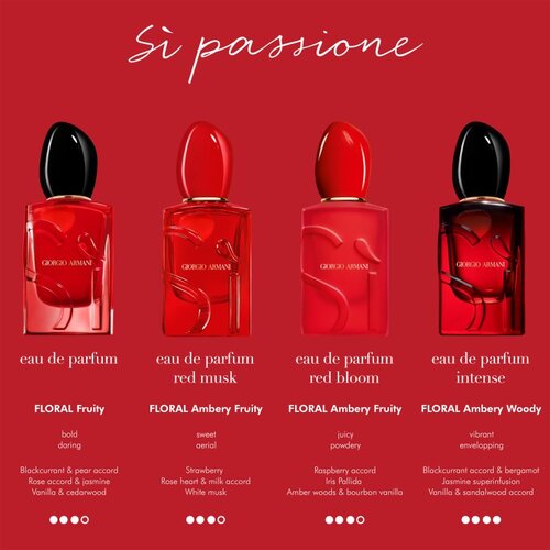 Armani S&amp;igrave; Passione Red Bloom parfemska voda za žene 50 ml Slike