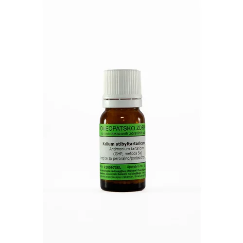  Kalium stibyltartaricum C6, homeopatske kroglice