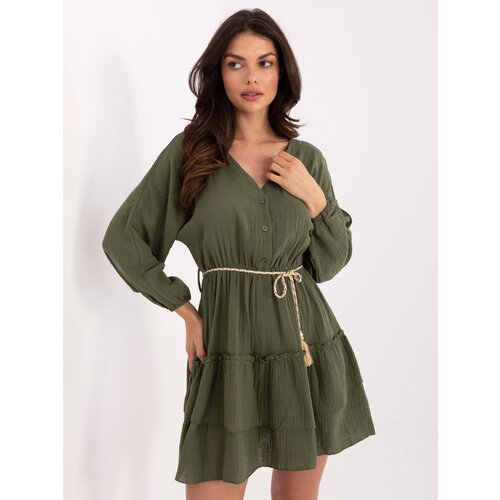 Italy Moda Dress-MI-SK-A5079.27-khaki Cene