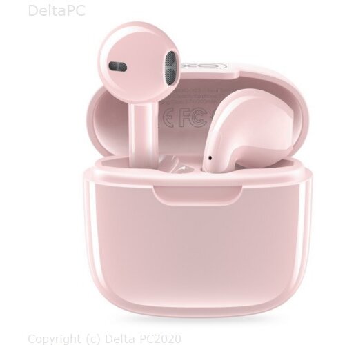 XO Bluetooth earphones X23 TWS pink Slike
