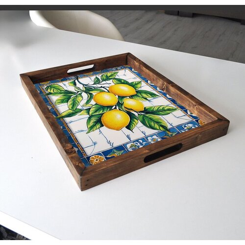 Aberto Design Poslužavnik REF044 48 x 38 x 4 cm, Šareni Cene