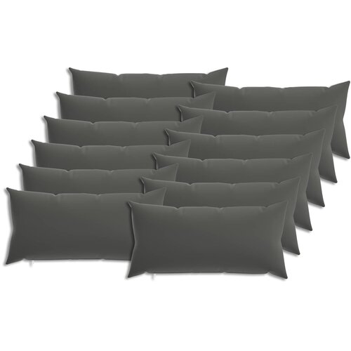  Presvlaka za jastuk 12 pcs HEERLEN Antracit 40 x 80 cm Slike