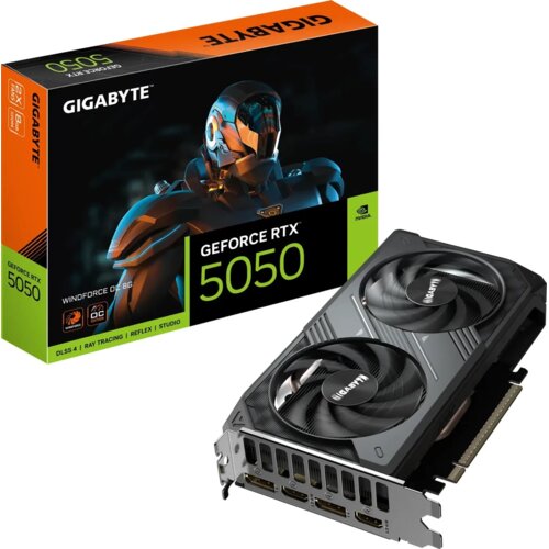 Gigabyte GeForce RTX 5050 WINDFORCE OC 8G NVIDIA 8 GB GDDR6 Slike