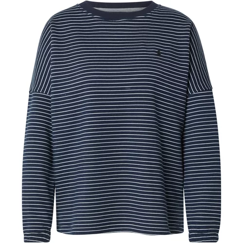 ALIFE AND KICKIN Sweater majica 'DeniseAK' morsko plava / bijela
