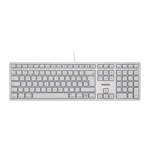 Cherry Tipkovnica KC 6000C Slim for Mac, srebrna, USB-C, UK-SLO g. Cene