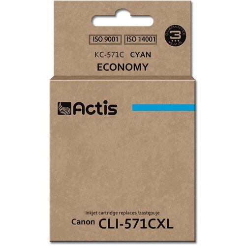 Actis KC-571C Ink (replacement for Canon CLI-571C; Standard; 12 ml; cyan) Cijene