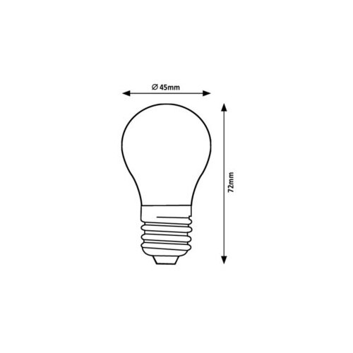 Rabalux 79051 filament led E27 4W sijalica Cene