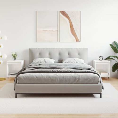 vidaXL Noćni ormarići 2 kom sjajni bijeli 40x35x50cm konstruirano drvo Cijene