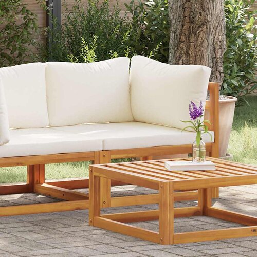 Modularna kutna sofa i krem bijeli jastuci bagremovo drvo Slike