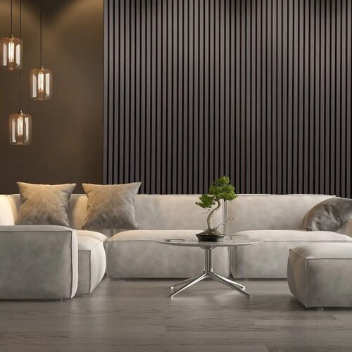  Zidne drvene letvice Grey, 1,45m2, 240x60,5x2,1cm Cene