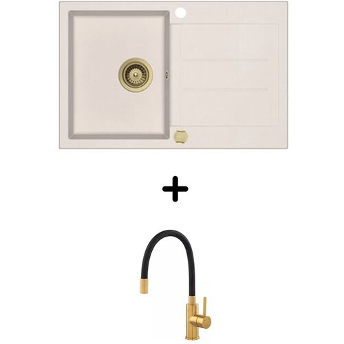  Set Tesa SQT101-AW + slavina Flexy PVD Zlato/Silica Cijene