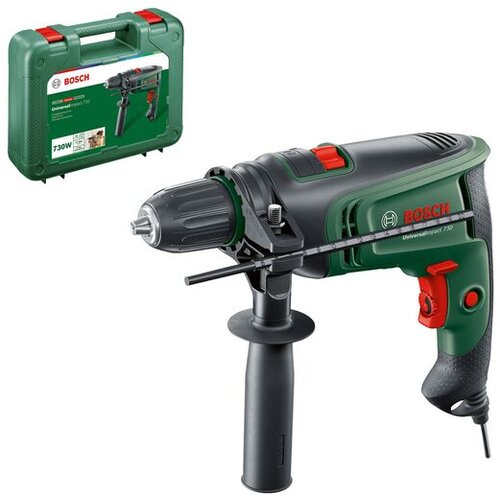 Bosch Udarna bušilica UniversalImpact 730 (730 W, 3.200 okr/min, 48.000 /min) + BAUHAUS jamstvo 5 godina Cijene