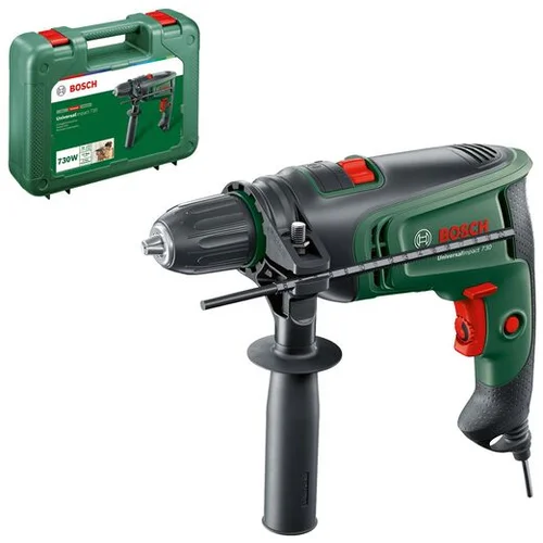 Bosch Udarna bušilica UniversalImpact 730 (730 W, 3.200 okr/min, 48.000 /min) + BAUHAUS jamstvo 5 godina