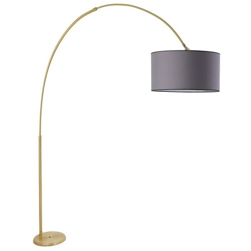 Opviq Deve Boynu Eskitme Lambader Silindir Koyu Gri Abajurlu Anthracite Floor Lamp Cene