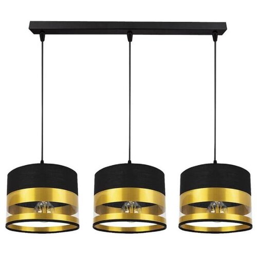  Luster na sajli MILO 3xE27/60W/230V zlatna/crna Cene