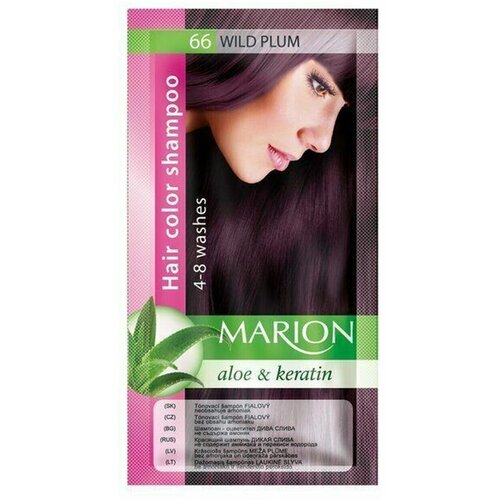 MARION šampon za bojenje kose 66 - wild plum 40 ml Slike