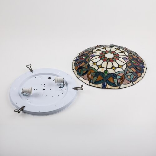 Brilagi tiffany vitražna plafonska lampa luisa 2xE27/60W/230V prečnik 40 cm Slike