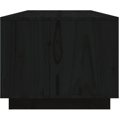  Stolić za kavu crni 110 x 50 x 40 cm od masivne borovine Slike