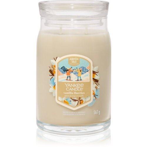 Yankee Candle Vanilla Flurries di&amp;scaron;eča sveča Signature 567 g Slike