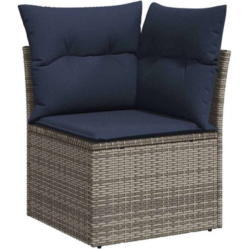 vidaXL 7-dijelni set vrtnih sofa sivi od poliratana Cijene