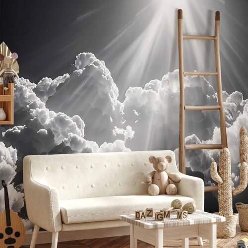  Foto tapeta - Hope in the Clouds: Inspiring Rays of the Sun &amp;ndash; Awaken Emotions 150x105 Slike