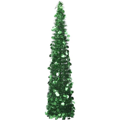vidaXL Zložljiva umetna novoletna jelka zelena 150 cm PET, (20670644) Cene