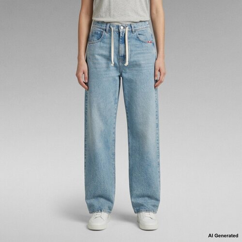 Amish Jeans Js) Danielle Woman Denim Sand Stone Modra Cene