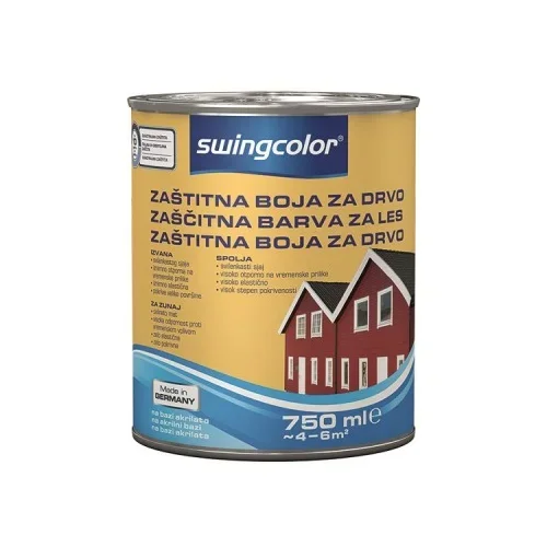 SWINGCOLOR boja za zaštitu drva od vremenskih utjecala (750 ml, na bazi akrilata)