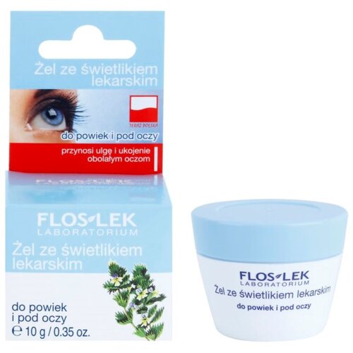 FlosLek Laboratorium Eye Care gel za predel okoli oči s smetilko 10 g Cene